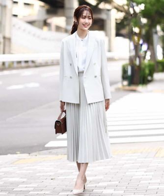 ダブルブレストジャケット／洗える | MK MICHEL KLEIN (Women