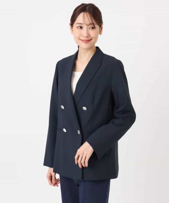 ダブルブレストジャケット／洗える | MK MICHEL KLEIN (Women
