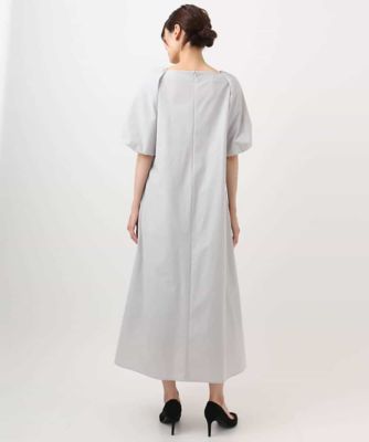 スクエアネックタフタワンピース／撥水／UVカット／接触冷感