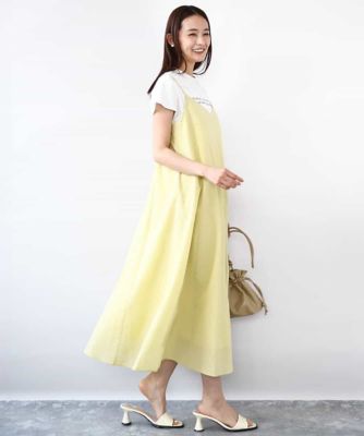 ＜MK MICHEL KLEIN (Women)＞ポコポコキャミワンピース／洗える