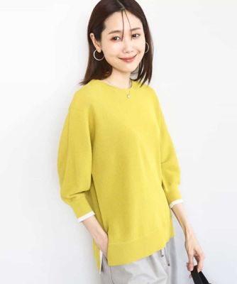 MK ミッシェルクラン（MK MICHEL  ）/ドルマンスリーブ配色デザインニット/洗える ドルマンスリーブ配色デザインニット／洗える | MK MICHEL KLEIN