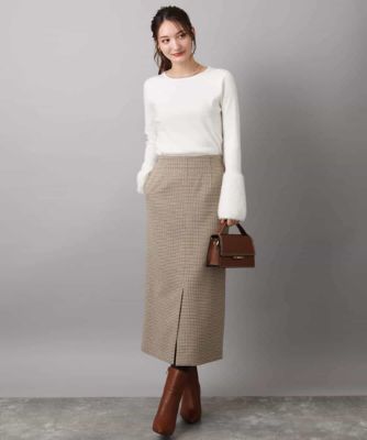 フェザー切替えコンパクトリブニット／洗える | MK MICHEL KLEIN