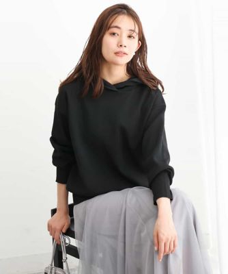 ＜MK MICHEL KLEIN (Women)＞ニットパーカー／洗える