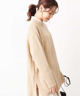 ＜MK MICHEL KLEIN (Women)＞オーバーサイズニットプルオーバー／洗える