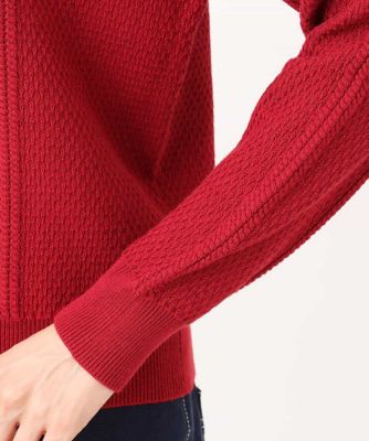 ミニケーブル編みニット／洗える | MK MICHEL KLEIN (Women)/エムケー