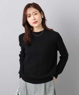 ミニケーブル編みニット／洗える | MK MICHEL KLEIN (Women)/エムケー