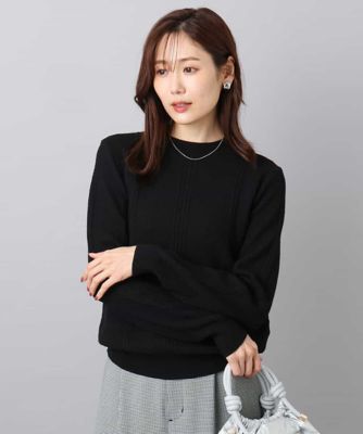 ミニケーブル編みニット／洗える | MK MICHEL KLEIN (Women)/エムケー