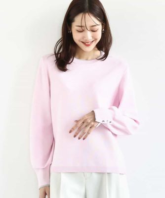 ＜MK MICHEL KLEIN (Women)＞配色デザインニット／洗える