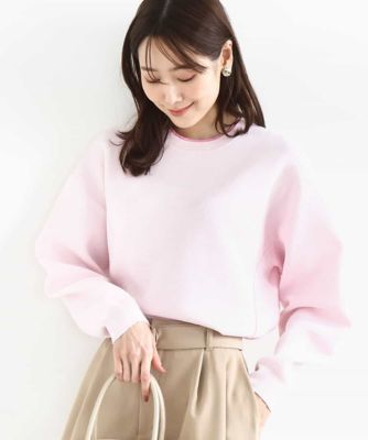 スウェットライククルーネックニット／洗える | MK MICHEL KLEIN