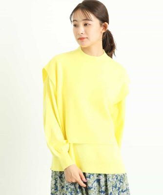 MK MICHEL KLEIN (Women)/エムケーミッシェルクラン ベスト×クルーネックニットトップス／洗える