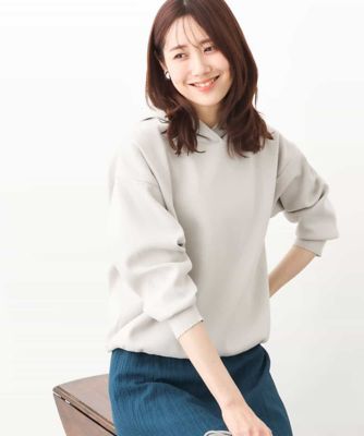 ＜MK MICHEL KLEIN (Women)＞ニットパーカー／洗える