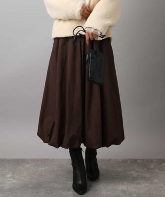 ＜MK MICHEL KLEIN (Women)＞バルーンシルエットスカート／洗える