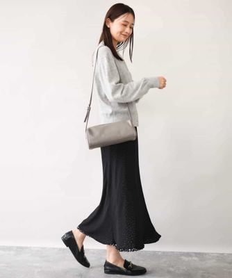 洗える］レオパードシフォンナロースカート | MK MICHEL KLEIN (Women