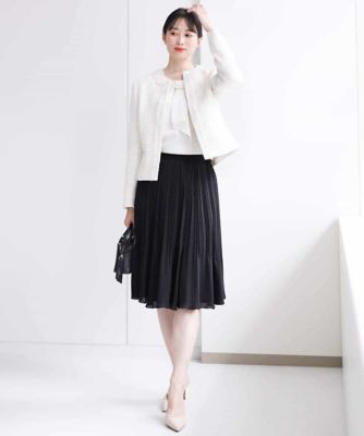 リバーシブルシフォンプリーツスカート／洗える | MK MICHEL KLEIN