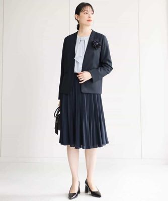 リバーシブルシフォンプリーツスカート／洗える | MK MICHEL KLEIN