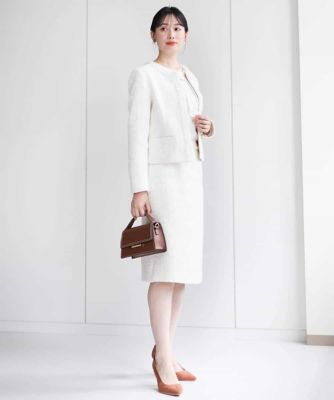 ファンシーツイードスカート／セットアップ対応／洗える | MK MICHEL