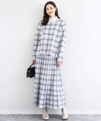 Malbon Golf チェッカーボードニット＆スカート 美品！即購入可✅ Malbon Golf（マルボンゴルフ）の「MALBON GOLF LOGO SKIRT ロゴ