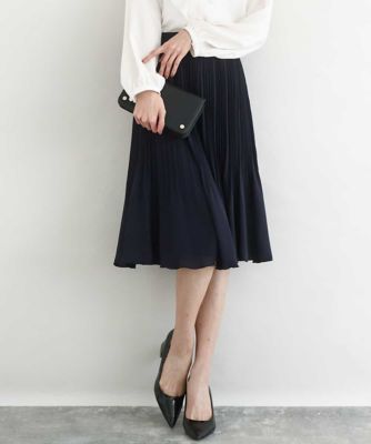 ミポリン リバーシブルシフォンプリーツスカート／洗える | MK MICHEL KLEIN