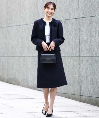 6万✨未使用級 ルネ ツイードスカート ニット モヘヤ 24年 ノワールMIX ファンシーツイードスカート／セットアップ対応／洗える | MK MICHEL