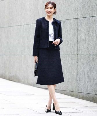 ファンシーツイードスカート／セットアップ対応／洗える | MK MICHEL