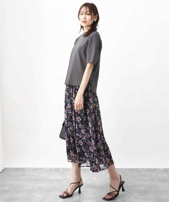 ボヘミアンプリントスカート／セットアップ対応／洗える | MK MICHEL  