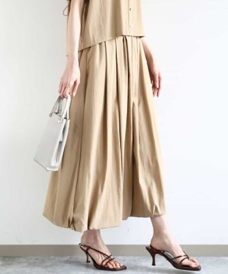 ＜MK MICHEL KLEIN (Women)＞バルーンシルエットスカート／ＵＶカット／接触冷感／洗える