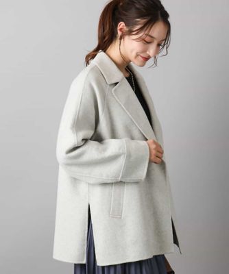 ＜MK MICHEL KLEIN (Women)＞スムースリバー　ミドル丈コート