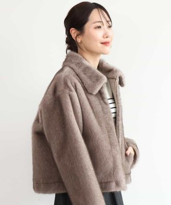 洗える］ミンク調ファーブルゾン | MK MICHEL KLEIN (Women)/エムケー