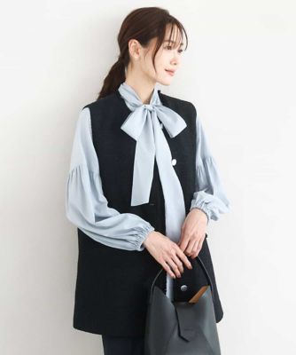 ツイードジレ／洗える | MK MICHEL KLEIN (Women)/エムケーミッシェル