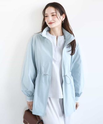 ＜MK MICHEL KLEIN (Women)＞２ｗａｙタイプライターミドル丈ブルゾン／洗える