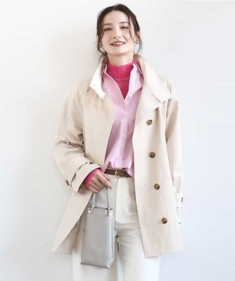 ＜MK MICHEL KLEIN (Women)＞テントライン　ツイルコート／洗える