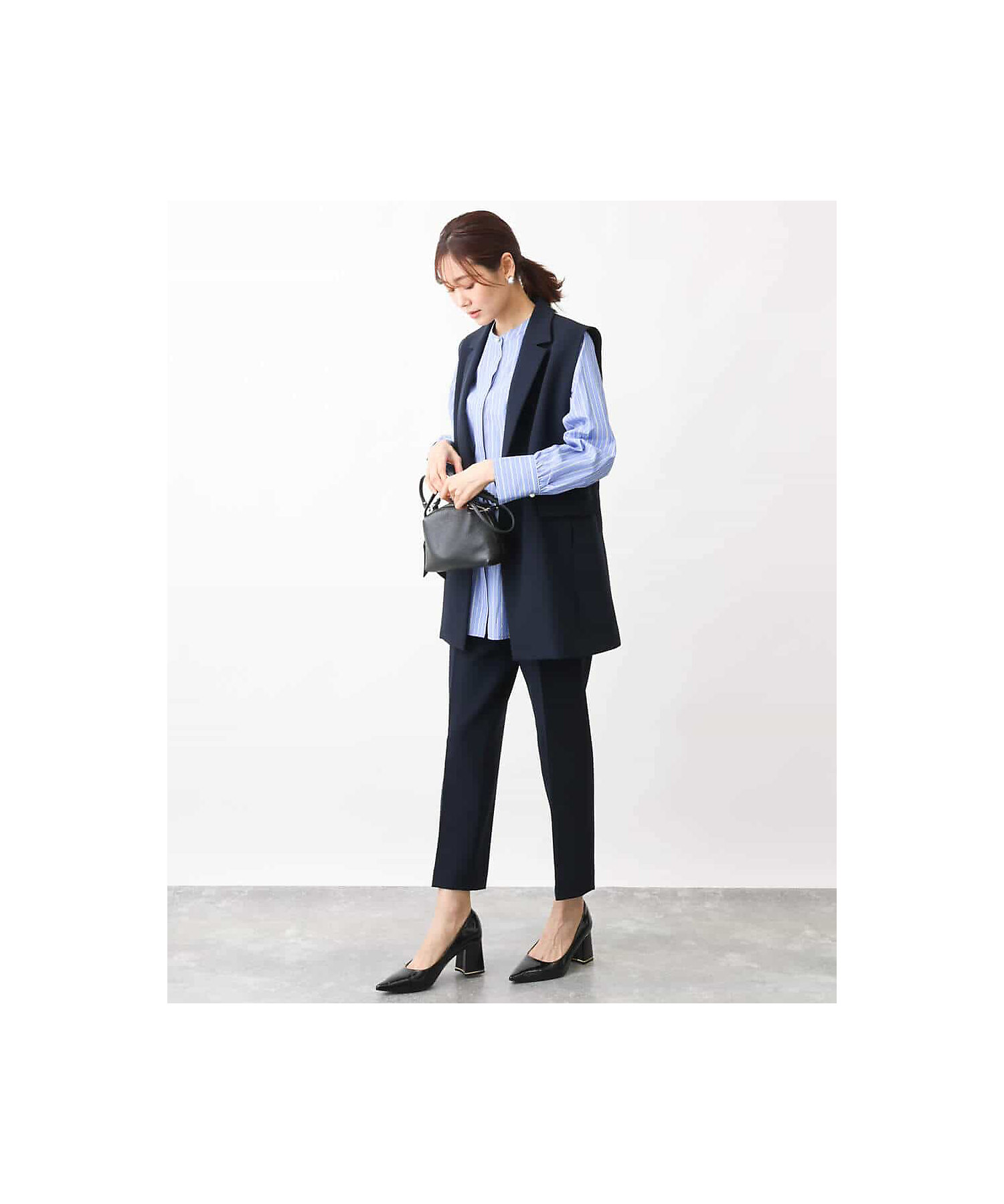 ロングジレ/制菌加工/洗える | MK MICHEL KLEIN (Women ロングジレ/制菌加工/洗える | MK MICHEL KLEIN (Women