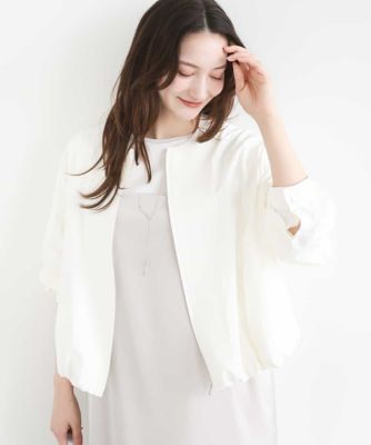 ＜MK MICHEL KLEIN (Women)＞ストレッチライトブルゾン／洗える