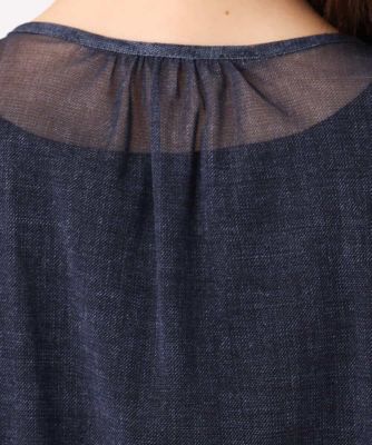 デニム調シアーブルゾン／洗える | MK MICHEL KLEIN (Women)/エムケー