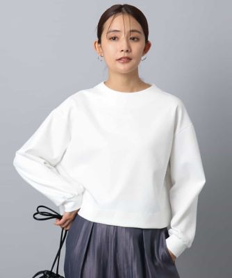 ＜MK MICHEL KLEIN (Women)＞バッグファスナーデザイン　ポンチカットソー／洗える