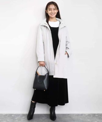 刺繍ロゴデザイン コットンロンT／洗える | MK MICHEL KLEIN (Women