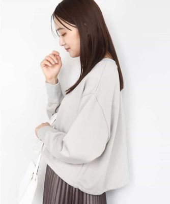 ラメ裏毛スウェットプルオーバー／洗える | MK MICHEL KLEIN (Women