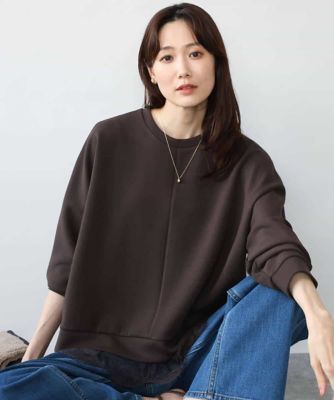 洗える］レースヘムダンボールカットソー | MK MICHEL KLEIN (Women