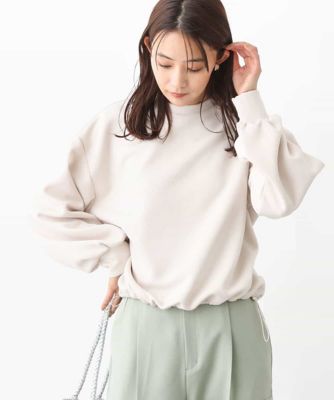 ＜MK MICHEL KLEIN (Women)＞ドロストヘムダンボールカットソー／洗える