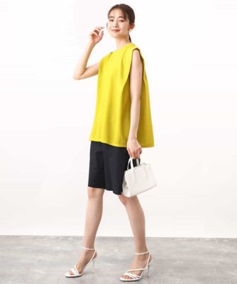 ※販売中止※ふくれカットジャガード　テントラインシルエットカットソー／洗える