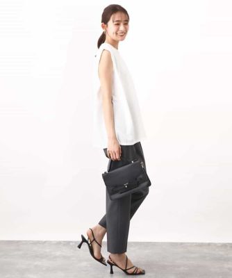 ※販売中止※ふくれカットジャガード　テントラインシルエットカットソー／洗える