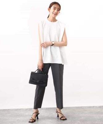 ※販売中止※ふくれカットジャガード　テントラインシルエットカットソー／洗える