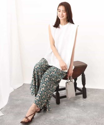 ※販売中止※ふくれカットジャガード　テントラインシルエットカットソー／洗える