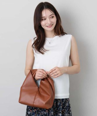 MK MICHEL KLEIN (Women)/エムケーミッシェルクラン シルケットフライス　ノースリーブカットソー／接触冷感／洗える