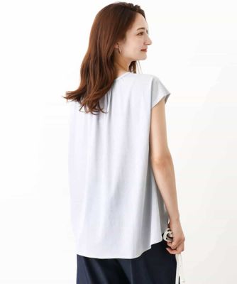 ジャージーラメＴシャツ／洗える