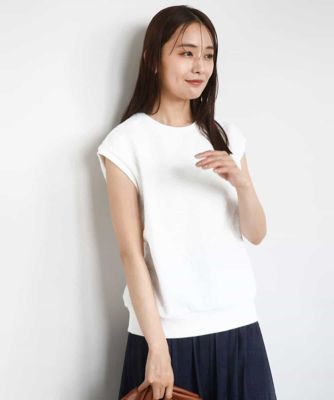 フクレジャカードノースリーブトップス／洗える | MK MICHEL KLEIN