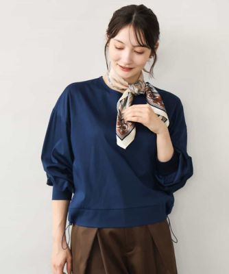 洗える］ドロスト仕様異素材カットソー | MK MICHEL KLEIN (Women