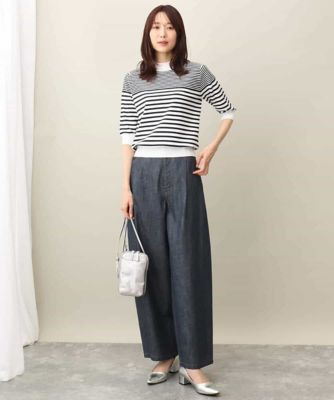 デニムライクバレルパンツ