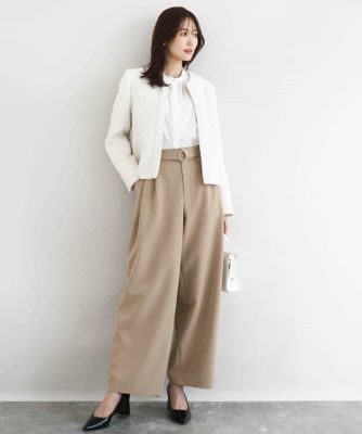 バレルシルエットパンツ／洗える | MK MICHEL KLEIN (Women)/エムケー