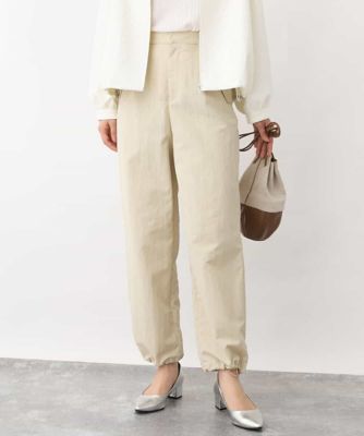 ＜MK MICHEL KLEIN (Women)＞ナイロンパラシュートワイドパンツ／洗える